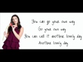 Go Your Own Way [Glee Cast Version] Lyrics