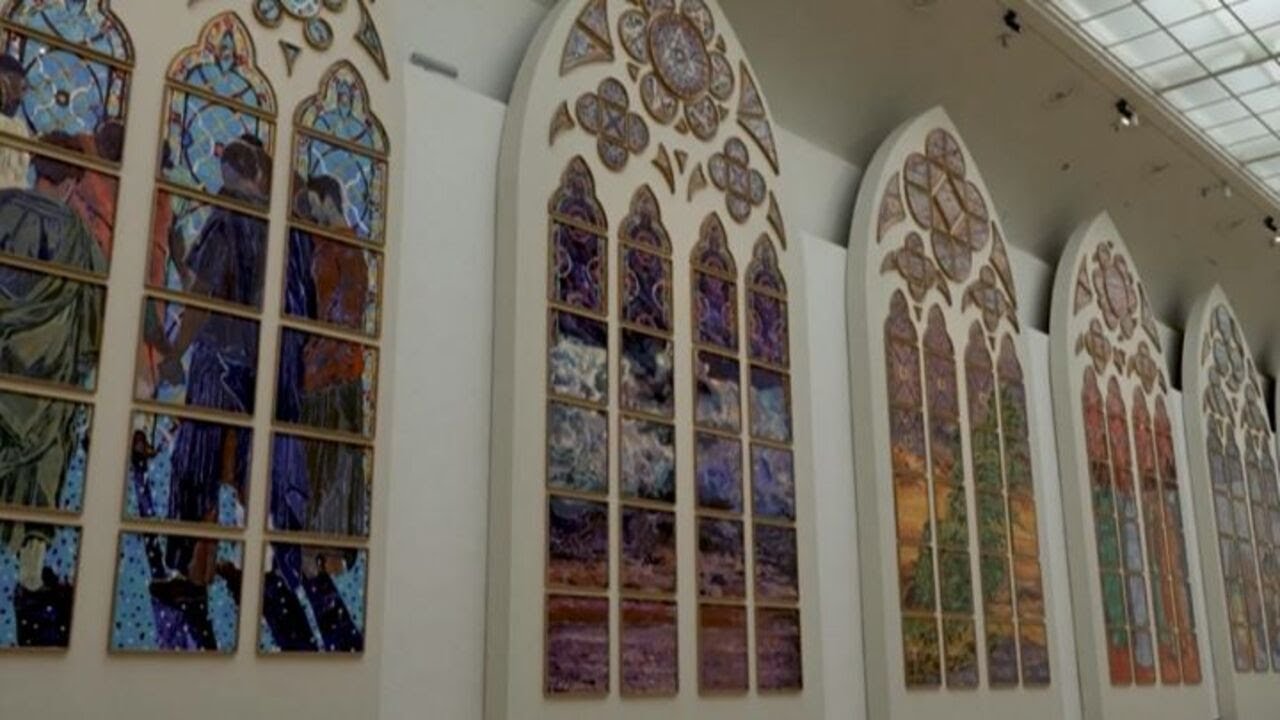 Parigi, al Grand Palais i modelli delle nuove vetrate di Notre-Dame