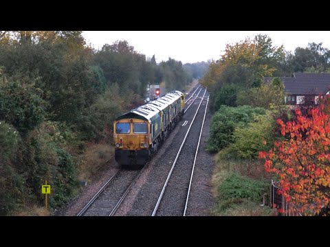 Freightliner Class 70 & 66 No's. 70003 & 66620 & 66616 & 66607 & 66615 on 0K98 on 24.10.20 - HD