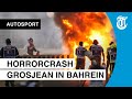 ‘IJzige stilte op circuit na horrorcrash Grosjean’