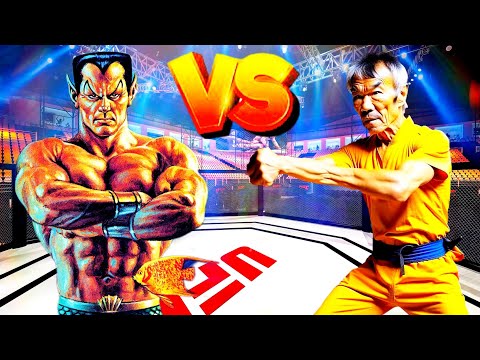 Old Bruce Lee vs. The Namor - EA Sports UFC 4