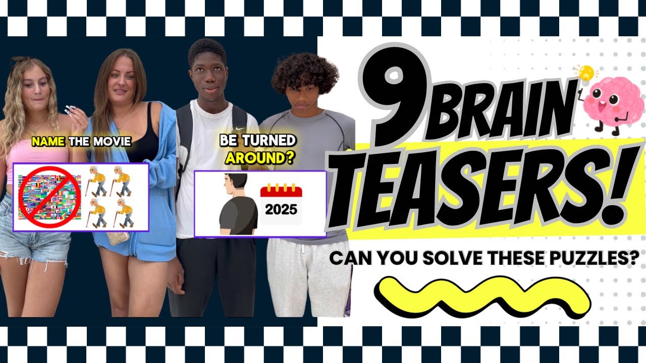 🧠 No One Can Solve All 9 Puzzles..