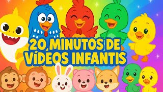 20 Minutos de Músicas Infantis | Baby Shark, Galinha Pintadinha, Juju, Bolofofos, Bento & Totó