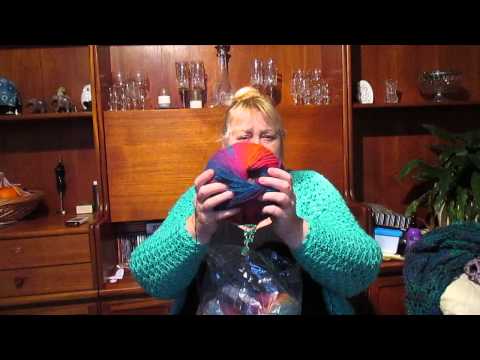 5 point shawl and Far Topper finished