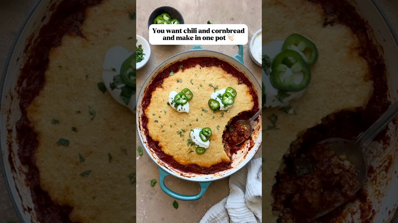 Chili Cornbread Casserole