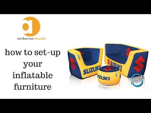 How to set up your AirLounge Inflatable Furniture