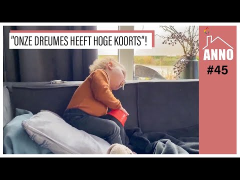 Vlog #45 Onze dreumes heeft hele hoge koorts!