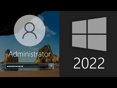 Windows Server 2022: Login Screens!