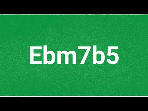 ONE CHORD WORKOUT - Jazz Backing Track Jam - Ebm7b5