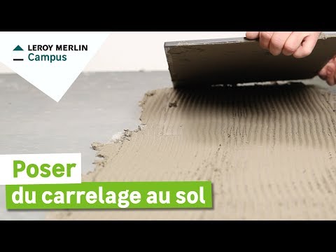 comment poser carrelage effet parquet