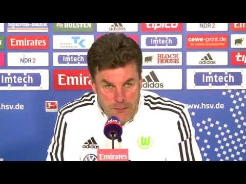 Dieter Hecking: Rot-Sünder Luiz Gustavo war "Oberpechvogel" | Hamburger SV - VfL Wolfsburg 1:3