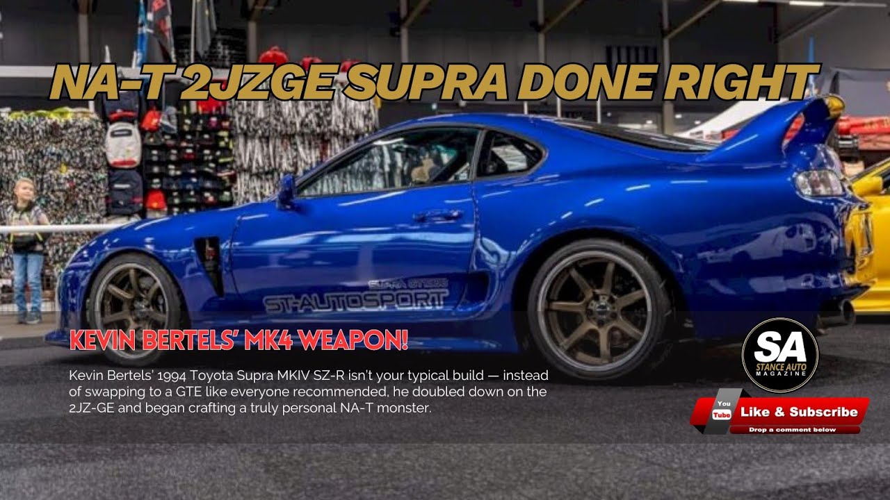 NA-T 2JZGE Supra Done RIGHT — Kevin Bertels’ MK4 Weapon