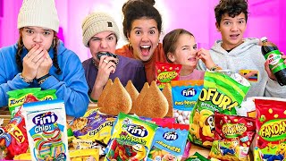 My SiBLINGS TRY BRAZILIAN SNACKS