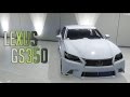 Lexus GS350 F Sport Series для GTA 5 видео 1