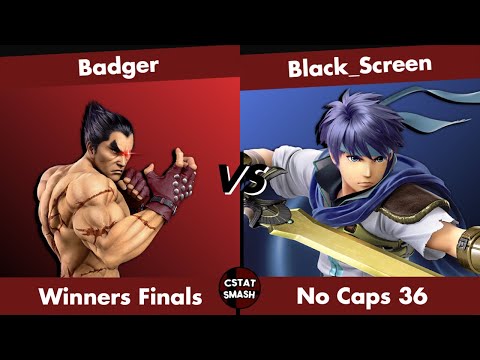 NO CAPS #36 - Badger (Kazuya) vs Black_Screen (Ike) Top 8 Super Smash Bros Ultimate