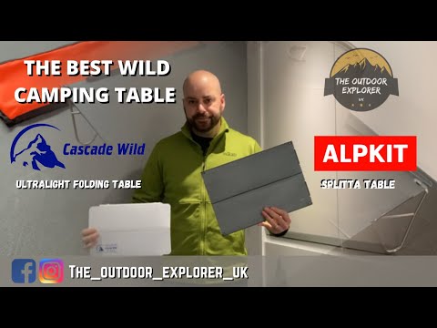 The Best Wild Camping Table 2022 | Cascade Ultralight Table Vs Alpkit Splitta Lightweight Table