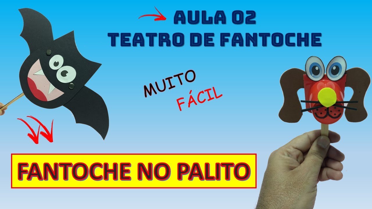 Watch Now FANTOCHE NO PALITO, MUITO FÁCIL DE FAZER!! FANTOCHE NO PALITO, MUITO FÁCIL DE FAZER!!