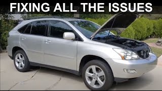 Lexus RX - How to Replace Engine & Cabin Air Filter and Eliminate Bad Smell