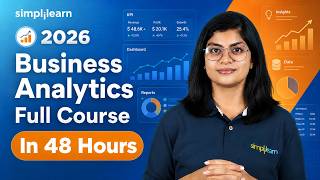 Business Analytics Course 2026 | Complete Business Analyst Tutorial For Beginners | Simplilearn