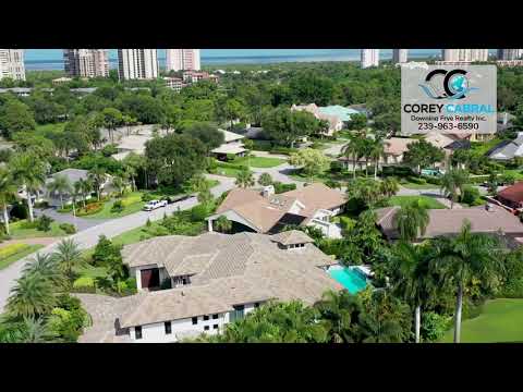 Pelican Bay Woods Community in Naples, Florida fly over video