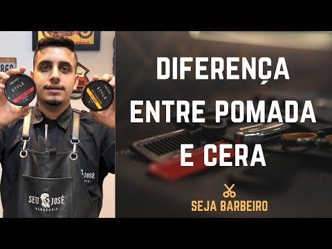 Diferença entre pomada e cera para cabelo