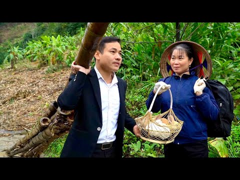 Farm life: After many days hard work alone, Xabi, kind man, returned, single mother with happiness.