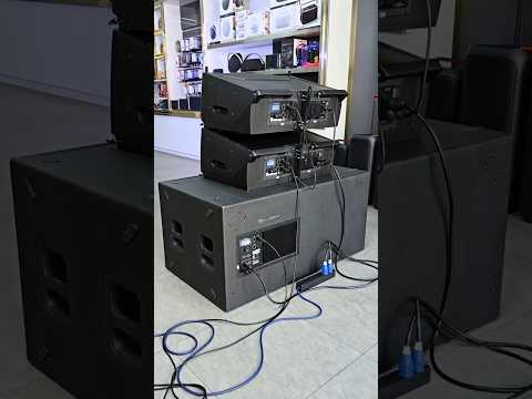 JBL SRX928S & SRX910LA Line Array & Subwoofer Setup #usa #usashorts #shorts #foryou