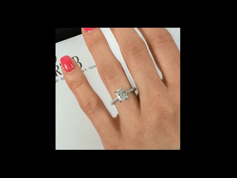 1.50 carat Radiant Cut Diamond Engagement Ring