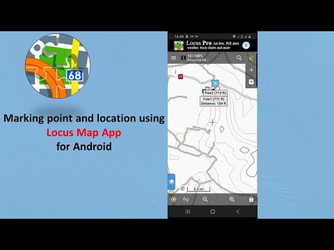 How to mark point and location using Locus Map App for Android