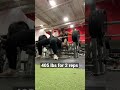 400 lbs for reps on bench 😳
