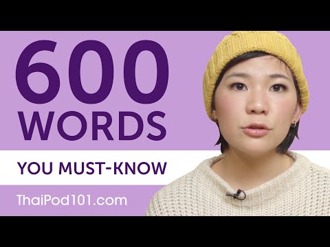 600 Words Every Thai Beginner Must Know