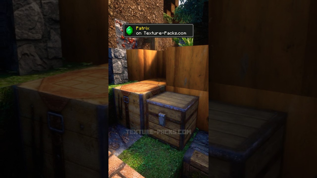 TOP 3 Realistic Texture Packs for Minecraft #shorts