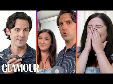 米洛-文蒂米利亞劫持陌生人的手機|魅力四射 (Milo Ventimiglia Hijacks a Stranger's Phone | Glamour)