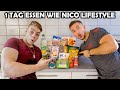 Ich esse 1 Tag lang wie Nico Lifestyle (mit Wettessen)