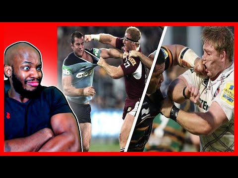 American REACTS to When RUGBY PLAYERS Lose Control!!