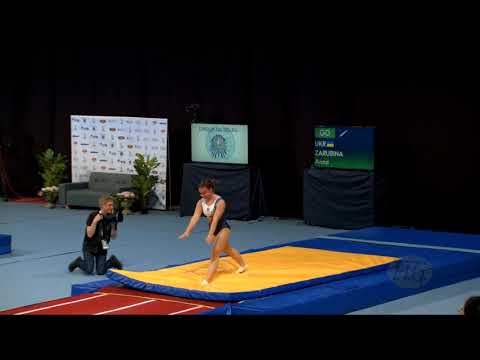 ZARUBINA Anna (UKR) - 2017 Trampoline Worlds, Sofia (BUL) - Qualification Tumbling Routine 2