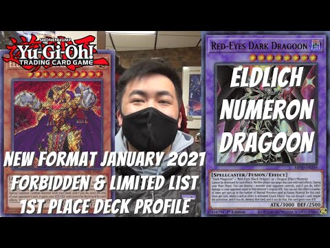 Yugioh New Format January 2021 Locals 1st Place Deck Profile - Eldlich Numeron Dragoon - Darren Bui
