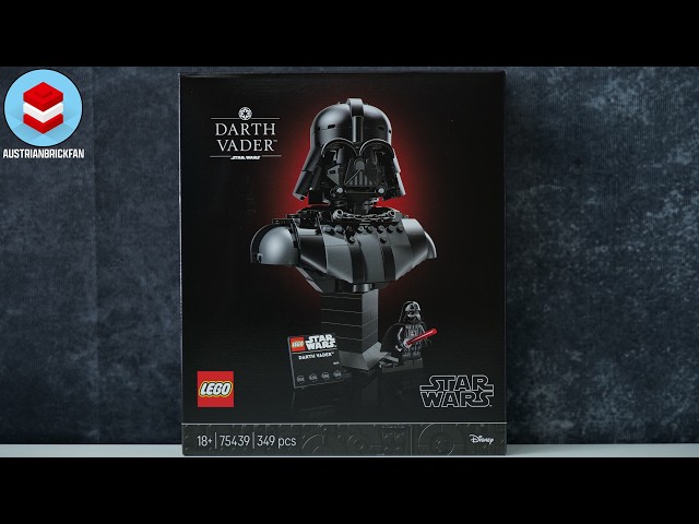 Vídeo relacionado con LEGO Star Wars 75439 Darth Vader Bust - Display Model Kit for Adults Incl. Collectible Sith Minifigure w/Red Lightsaber - DIY Shelf or Room Decor - Gift Idea for A New Hope Fans