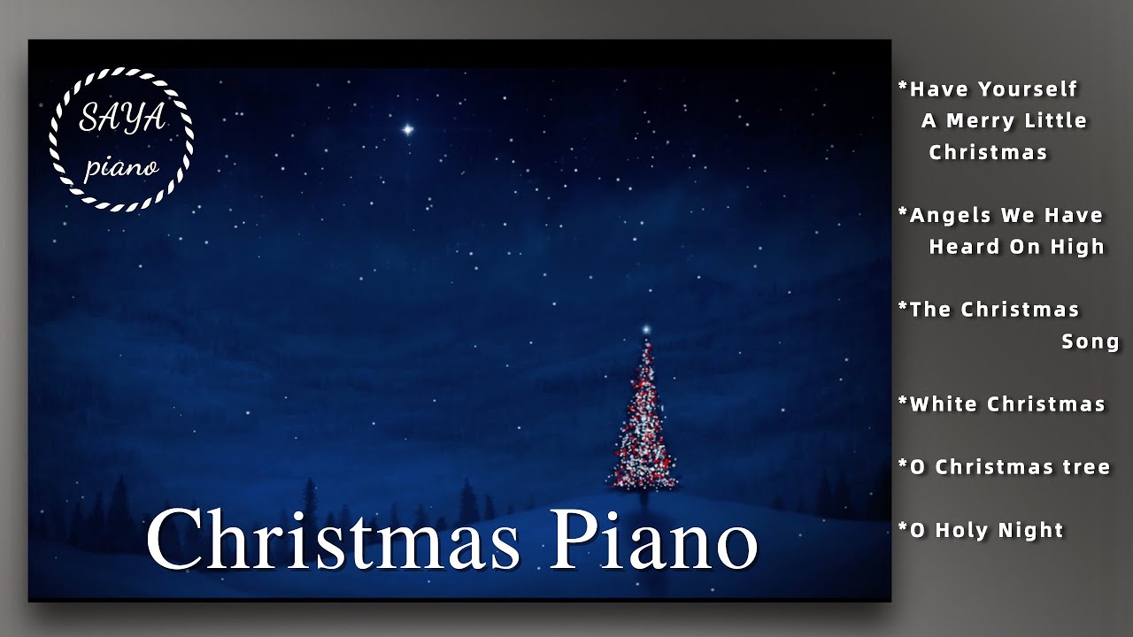 【クリスマス】ゆったり静かな夜にクリスマスピアノメドレー【クリスマスソング,作業用BGM,睡眠用】Christmas relaxing piano collection
