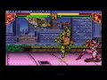 TMNT Tournament Fighters Michaelangelo Final Boss Battles Vs Rat King Karai Finale