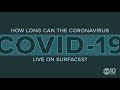 How long can the coronavirus (COVID-19) live on surfaces?