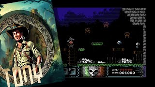C64 Game - New: Tony - Montezuma's Gold V2.1 - Colour version!  - PAL 50fps