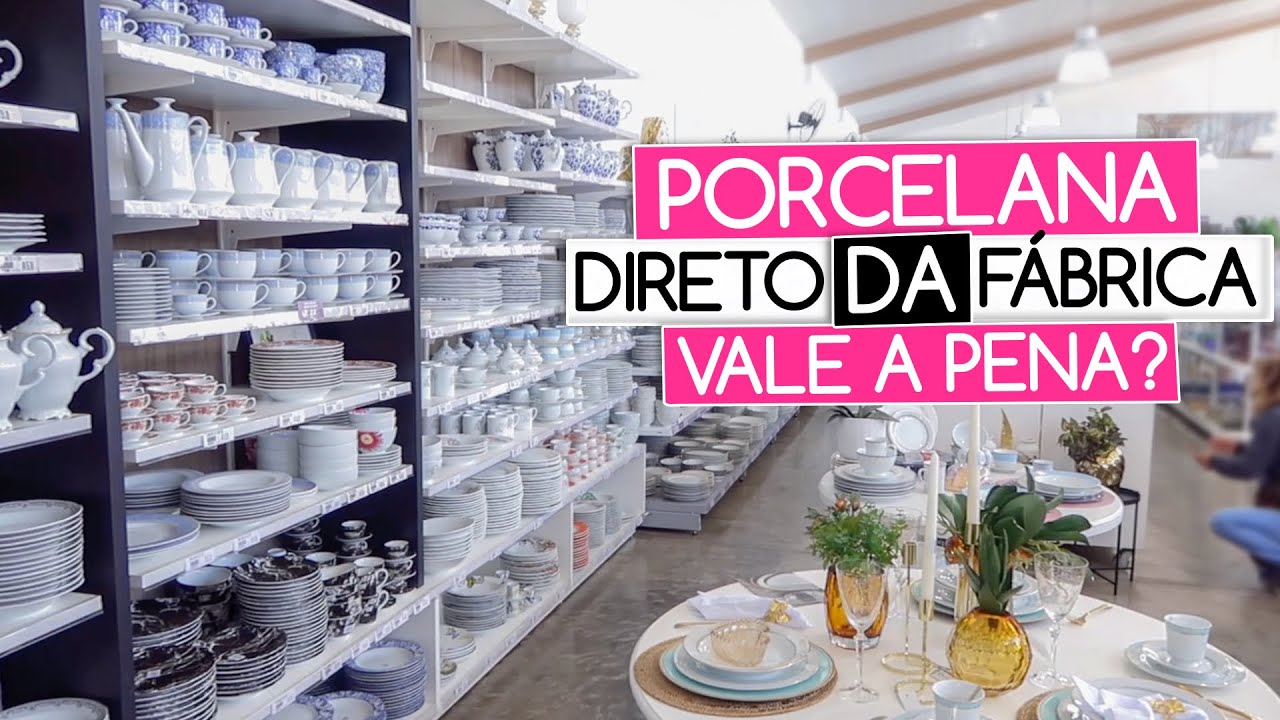 Porcelana Direto da Fábrica - Comprinhas para Cozinha