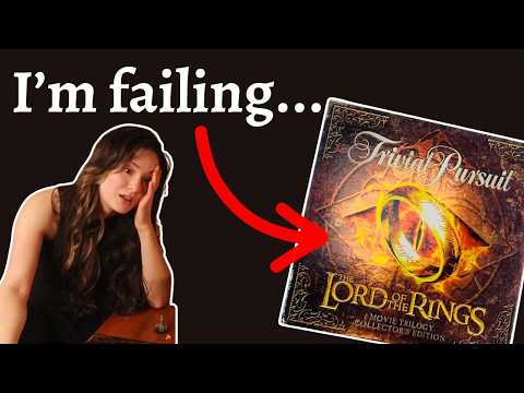 Playing the Lord of the Rings Trivial Pursuit