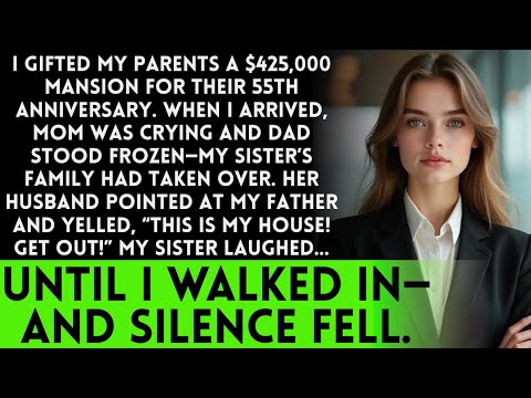 I Gifted My Parents a $425,000 Mansion for Their 55th Anniversary — But When I Arrived,