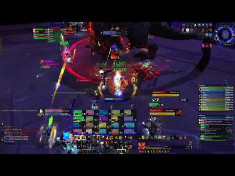 Wrathion Ny'alotha Raid Mythic Guild Epic Wipe - Ragnaros holy paladin pov