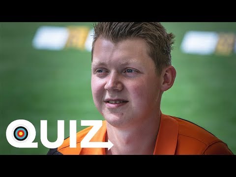 Sjef van den Berg takes on the 60-second archery quiz