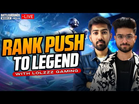 RANK PUSH TO LEGEND IN ULTIMATE ROYALE KunalGamerLive | BGMI LIVE WITH @LoLzZzGaming