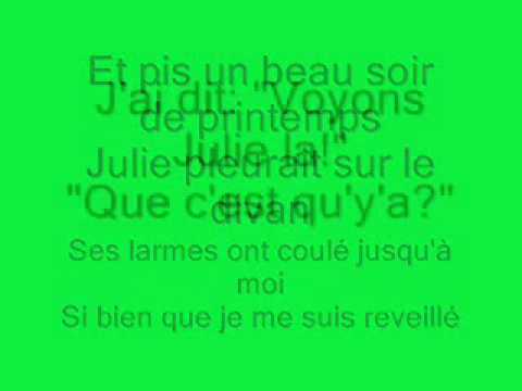 Julie Les Colocs avec paroles