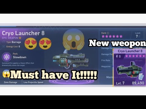 😍😍😍||CRYO LAUNCHER||New weopon - Must have it!!!!!!!!!!!